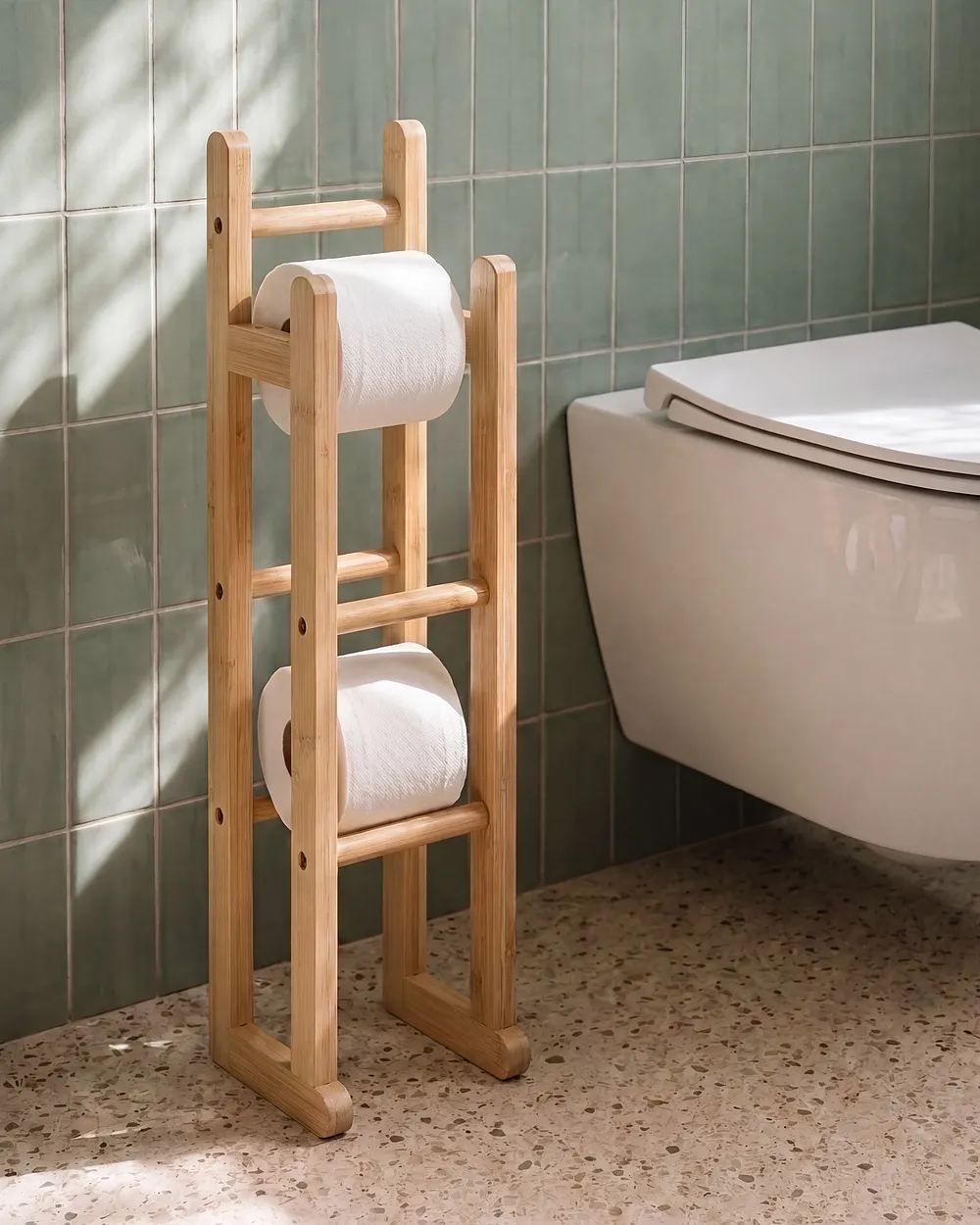 Porte-papier toilette FURNAS Bambou Marron clair