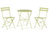 Bistro Set klappbar FIORI Metall Limettengrün