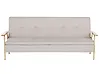 Schlafsofa 3-Sitzer TJORN Stoff Beige