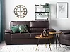 Sofa 3-Sitzer VOGAR Kunstleder Dunkelbraun