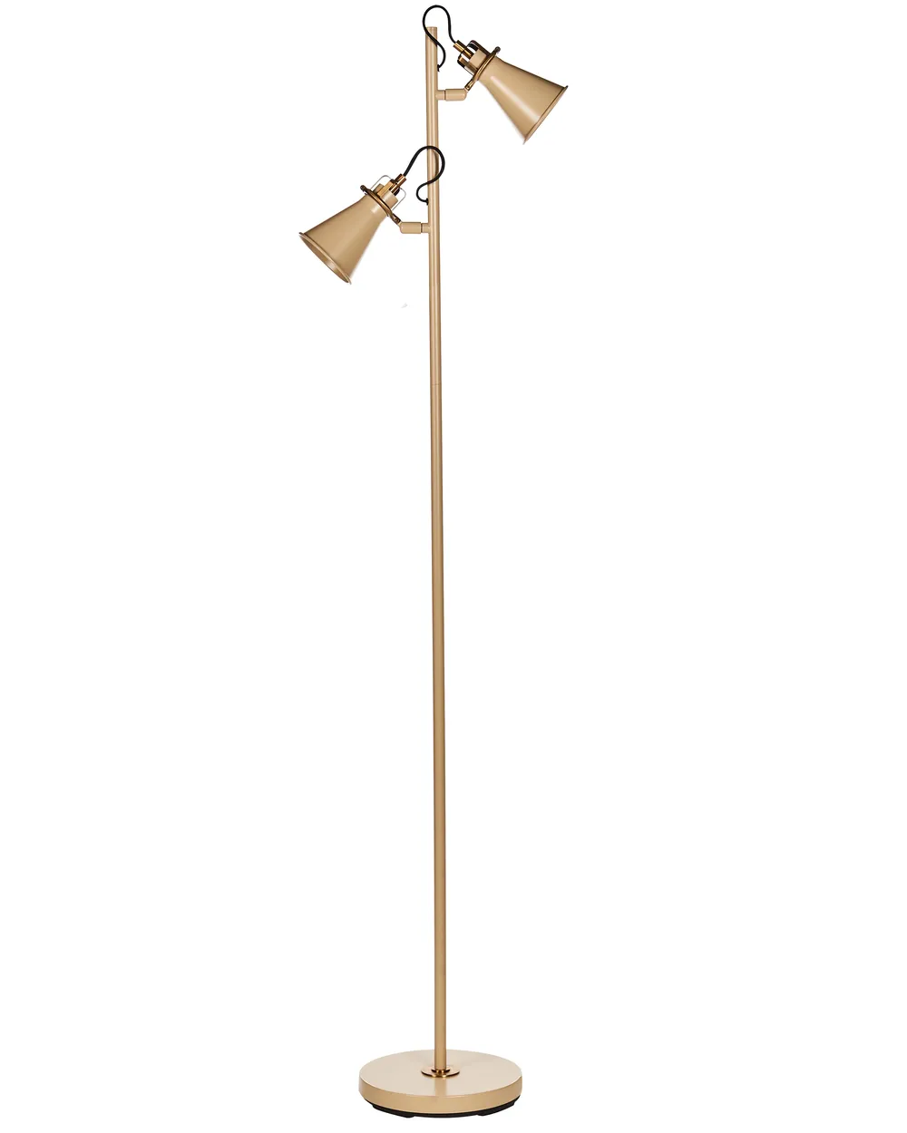 Stehlampe MOYOLA verstellbar Metall Beige