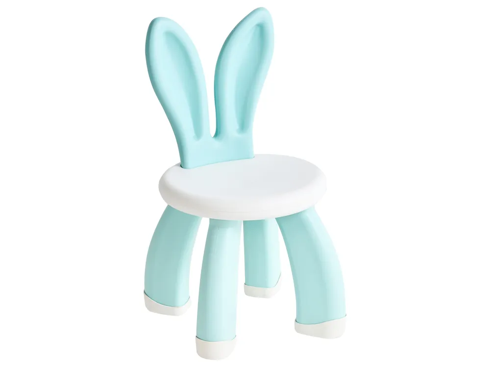 Kids Table with Chairs BUNYAN White/ Blue_1124344