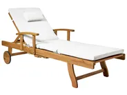 Liegenauflage TOSCANA/JAVA/AMANTEA PREMIUM 189 x 58 cm Cremeweiß_1064970