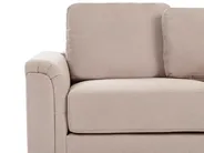 Ecksofa 4-Sitzer KOHLO Stoff Taupe linksseitig_945141