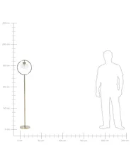 Floor Lamp SEVERN Metal Gold_806244
