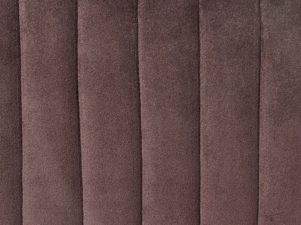 Footstool UTAH Velvet Dark Brown_1046950