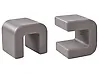 Beistelltisch 2er Set MOZIA Taupe
