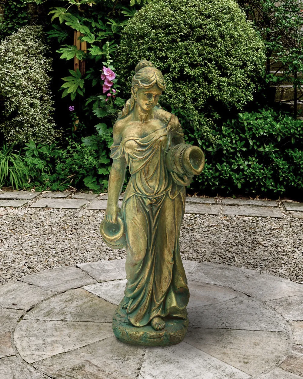 Gartenskulptur TRYPOLIS Frau Grün_1000177