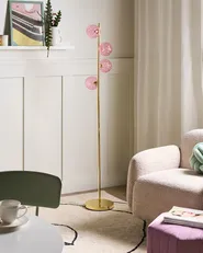 Floor Lamp ANADYR Glass Pink_1033592