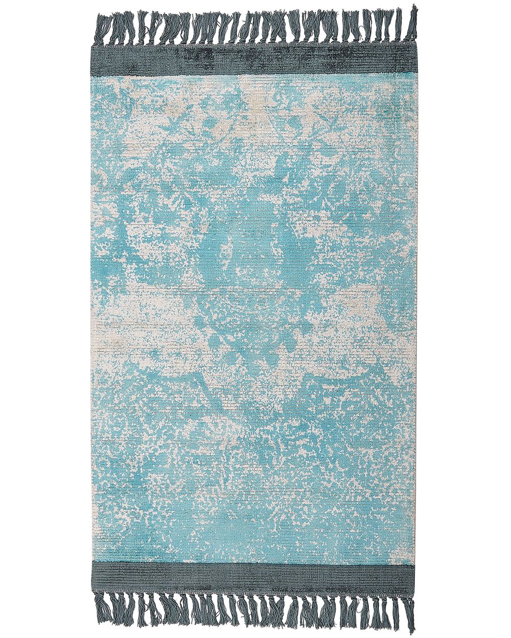 Teppich AKARSU Blau 80 x 150 cm Viskose