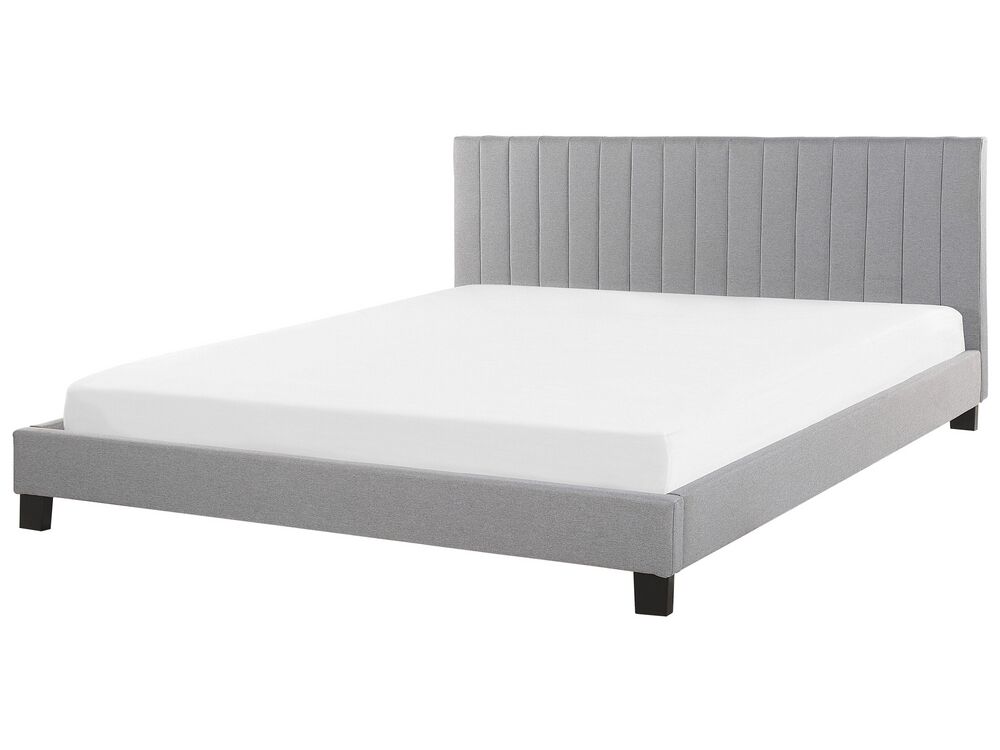 Bed Fabric POITIERS 180 x 200 cm (EU Super King) Light Grey