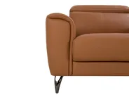Sofa Set 4-Sitzer NARWIK Echtleder Braun_720658