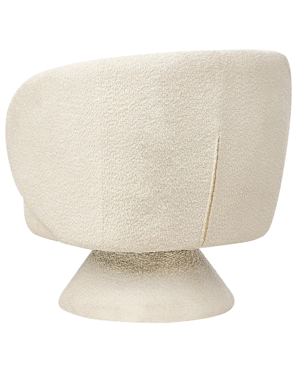 Drehsessel LIEKSA Bouclé Cremeweiß_938311
