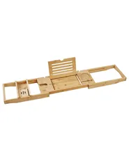 Bathroom Tray LOWES Bamboo Light Brown_926877