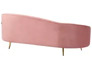 Sofa 2-Sitzer SAVAR Samtstoff Rosa_835645