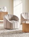 Sessel MALUNG Samtstoff Beige