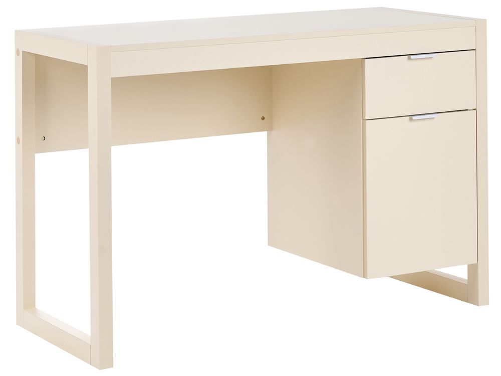 Schreibtisch JOHNSON 112 cm x 50 cm Hellbeige