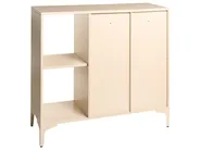Sideboard mit 2 Türen ARDURA Metall Beige_1077632