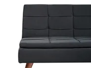 Schlafsofa 3-Sitzer RONNE Stoff Schwarz_912333