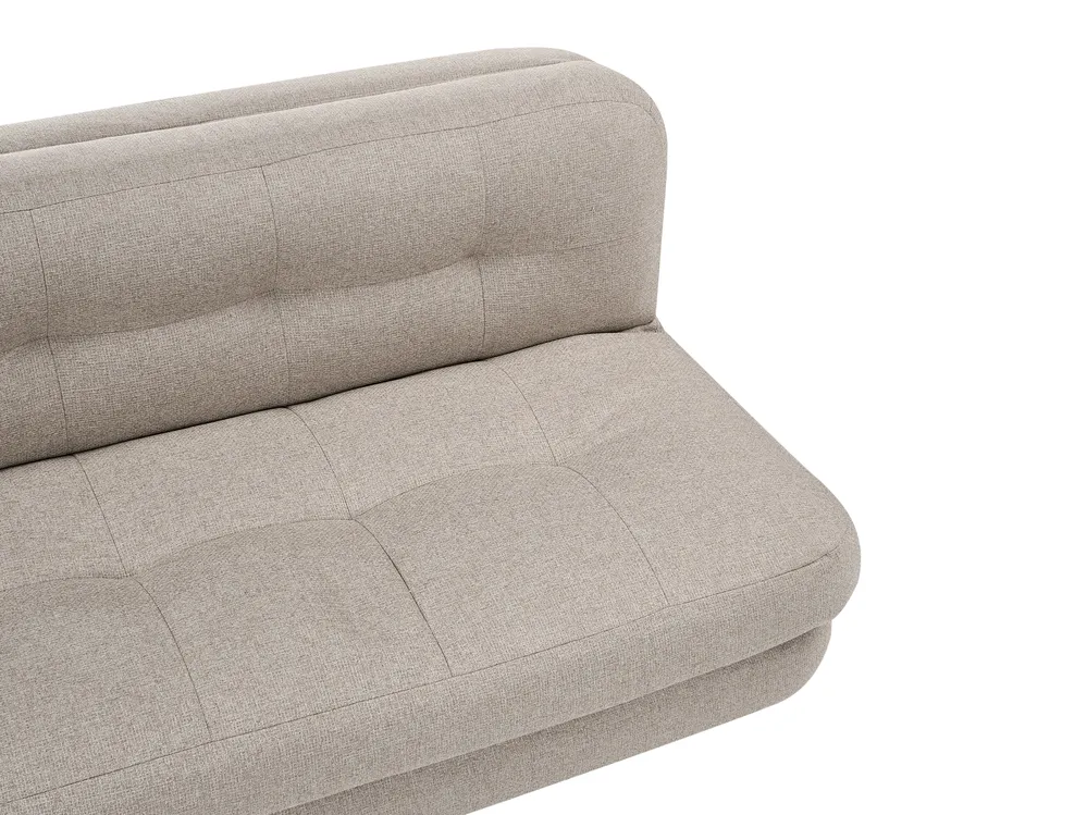 Schlafsofa 2-Sitzer ESBJERG Kunstleinen Beige_1059273