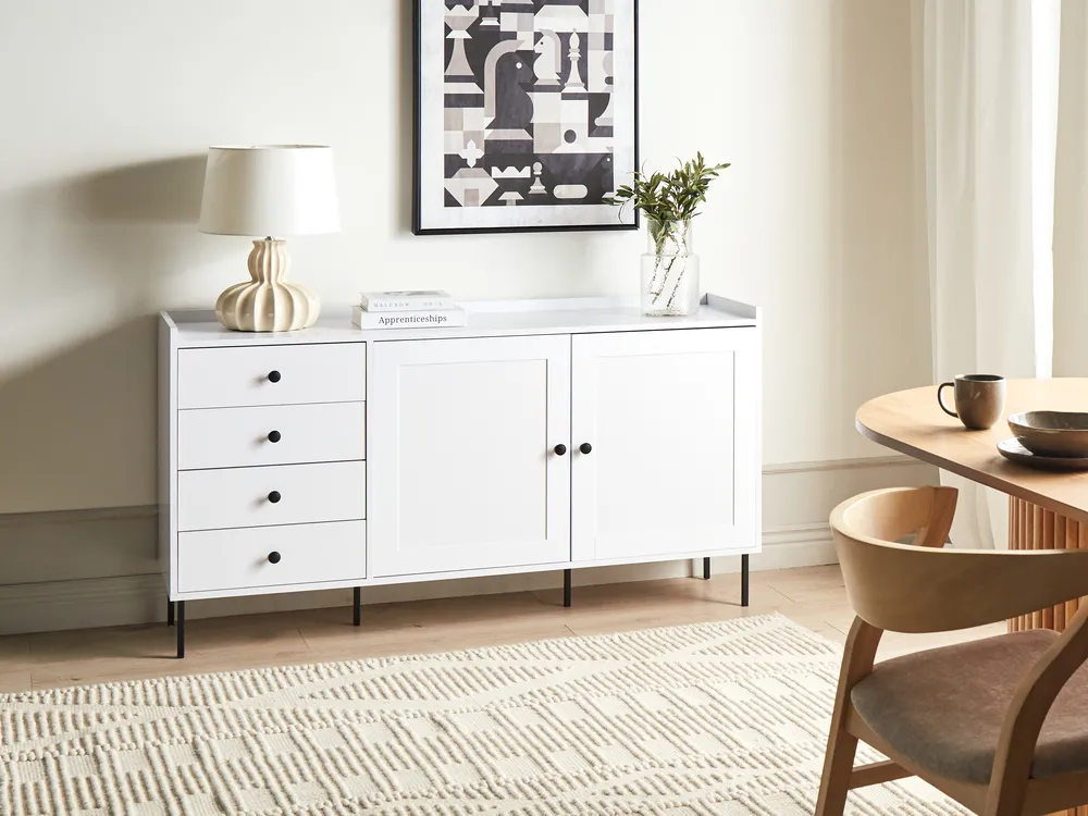 Sideboard mit 2 Türen ALCOVE Weiß