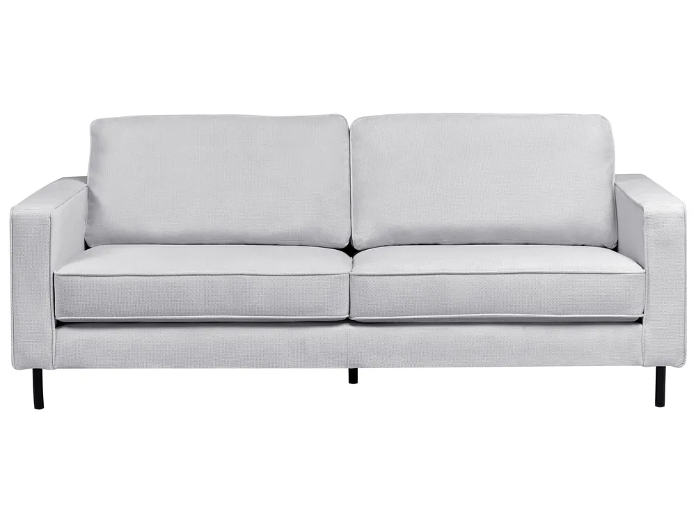 Sofa 3-Sitzer SAVALEN Stoff Hellgrau