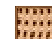 Bed PE Rattan MONPAZIER 120 x 200 cm (EU Small Double) Dark Brown_1037775