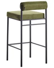 Set of 2 Bar Chairs AMAYA Green_954082