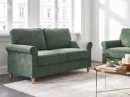 Sofa 2 Seater RONNEBY Corduroy Dark Green_901412