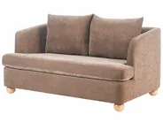 Living Room Set 6 Seater RATTVIK Chenille Brown_1066431