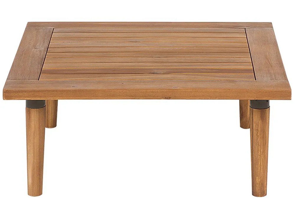 Lounge Set mit Tisch 2-Sitzer FRASCATI modular zertifiziertes Akazienholz Hellgrau_718964