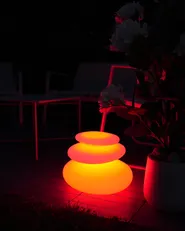 LED Outdoor Tischlampe GLENNS mit Fernbedienung Weiß_1148739