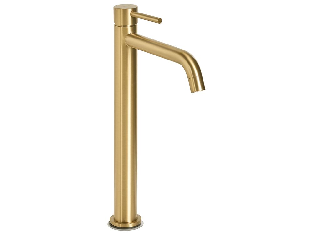 Hoge wastafelmengkraan SALINAS Messing Goud