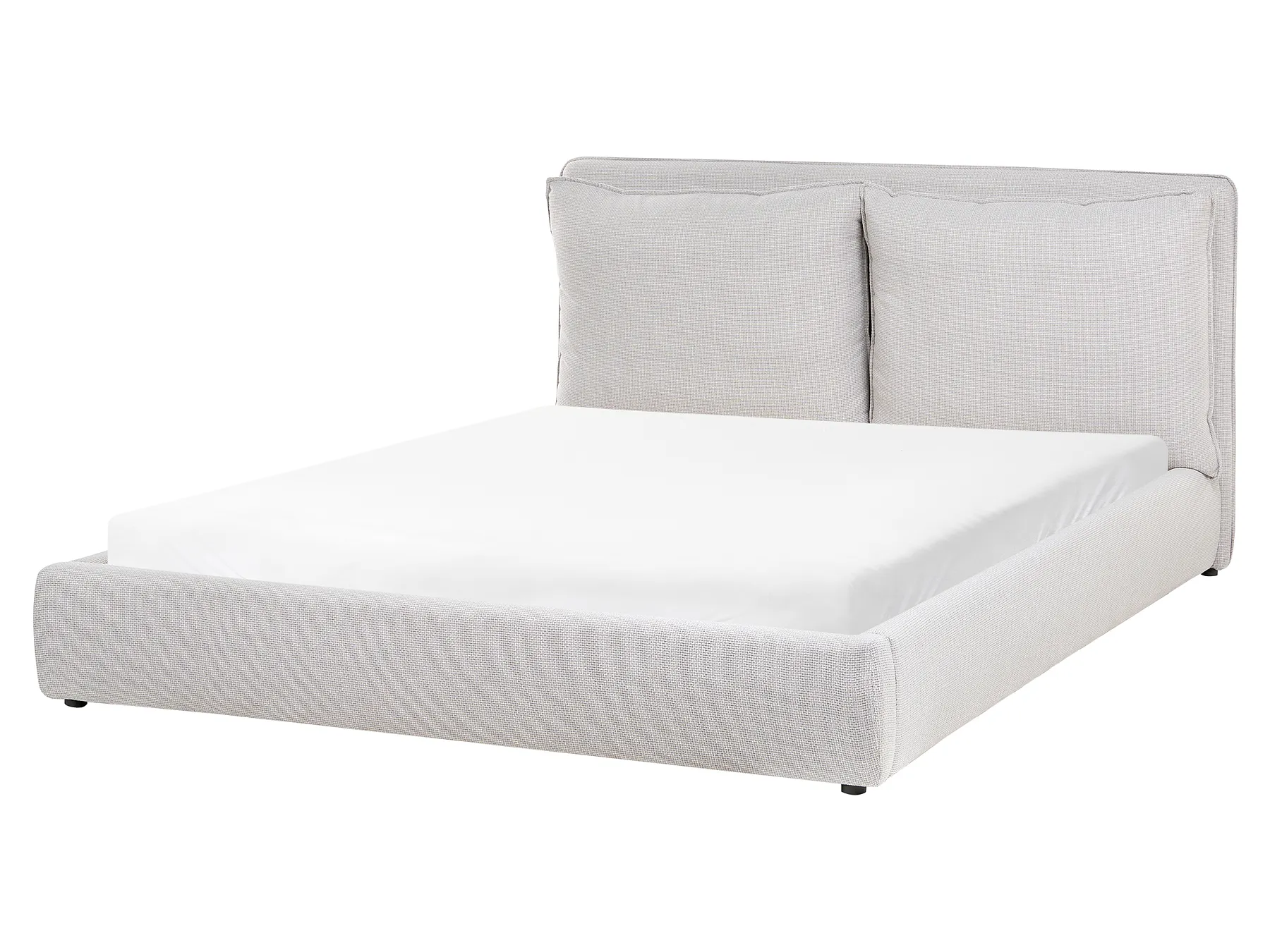 Waterbed Stof BAJONNA 160 x 200 cm Lichtgrijs_1007193