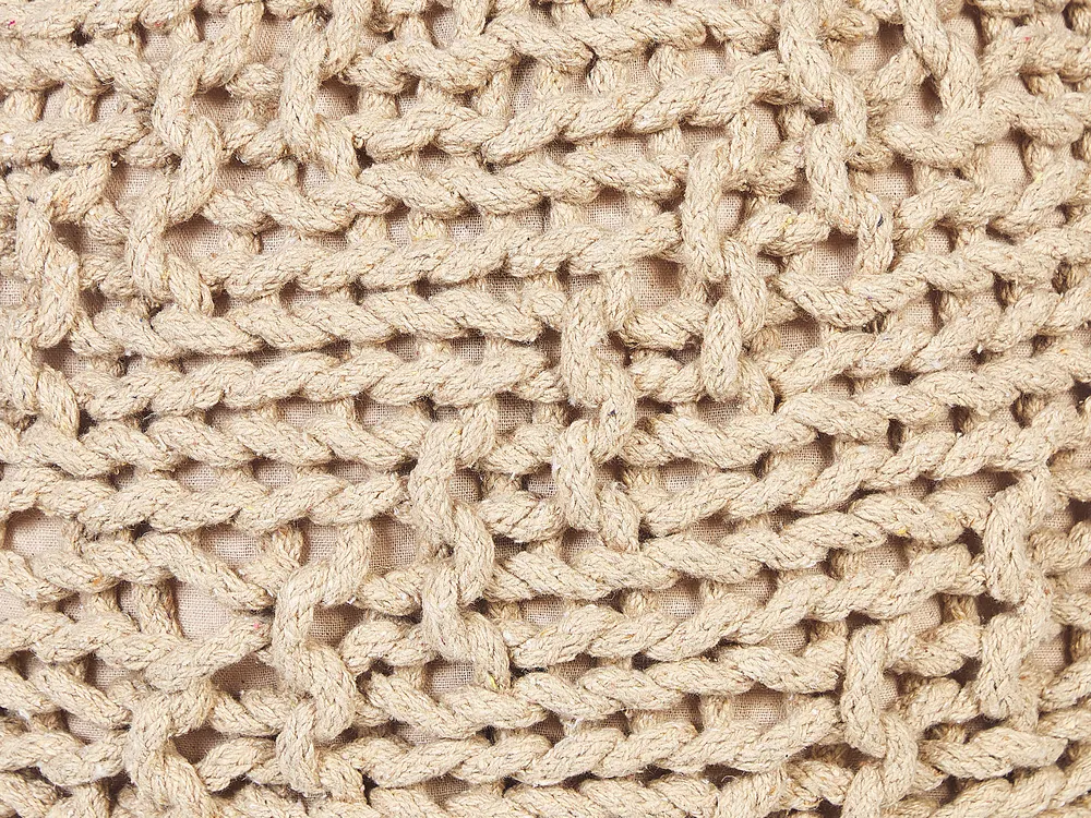 Pouffe PRIENE Cotton Beige_842526