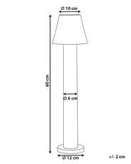 LED Pollerleuchte HOLMES Schwarz_917040