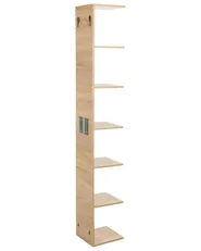 Wall Bookshelf ESTON 190 cm Light Brown_955801