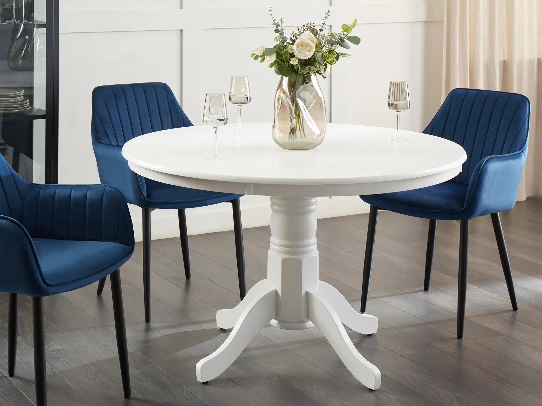 Dining Table AKRON White 120 cm 120 cm_927546