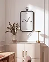 Wanduhr MOLIENS Weiß / Schwarz