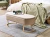 Upholstered Bench MILRY Velvet Beige