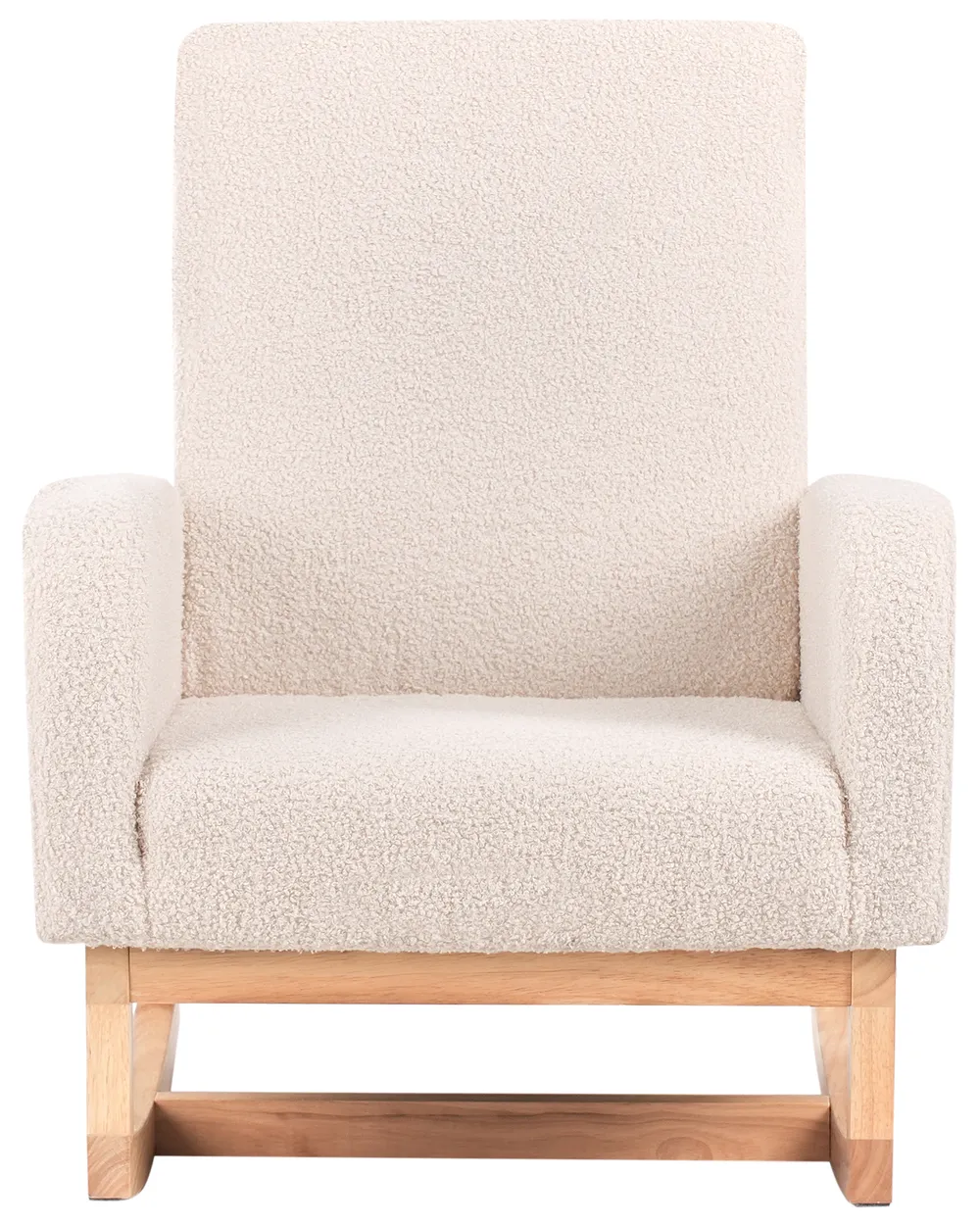 Kids Rocking Chair NORBY Boucle Light Beige_989226