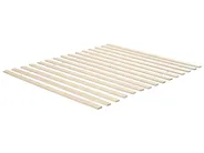 Lit avec tiroirs de rangement sans tête de lit BRUX Blanc 140 x 200 cm_1023303