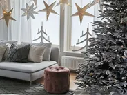 Artificial Snowy Christmas Tree BASSIE 210 cm White_837645