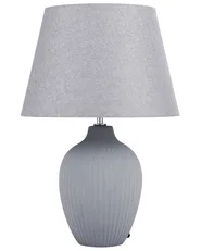 Table Lamp FERGUS Ceramic Grey_755971