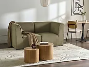 Modular Sofa 2 Seater LEMVIG Corduroy Green_1188289