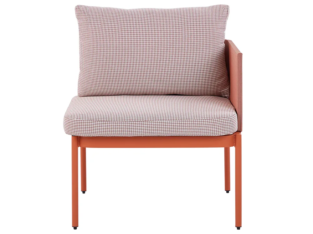 Ensemble de salon de jardin avec table 2 places TERRACINA Métal Orange_826673