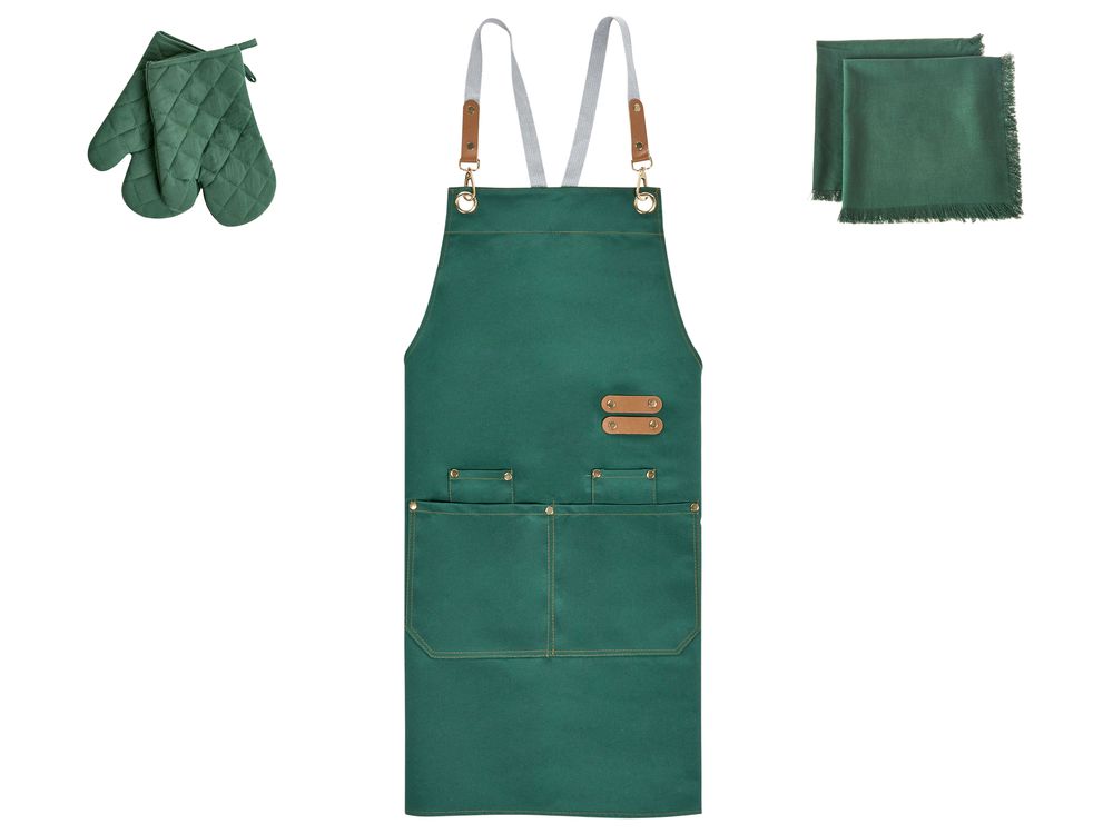 Kitchen Textiles Set BRASSICA Green