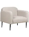 Sessel STOUBY Leinen Taupe