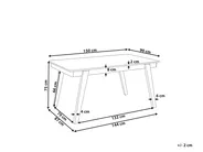 Esstisch PHOLA Helle Eiche 150 cm 90 cm_832113
