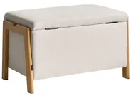 Living Room Set 3 Seater EDLAND with Bench Fabric Light Beige_1040871